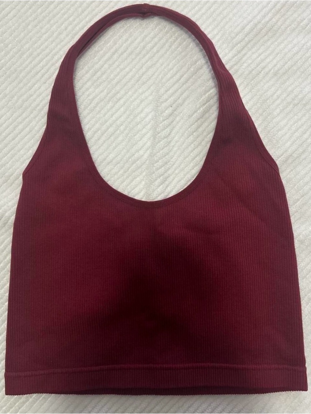Forever 21 burgandy halter top